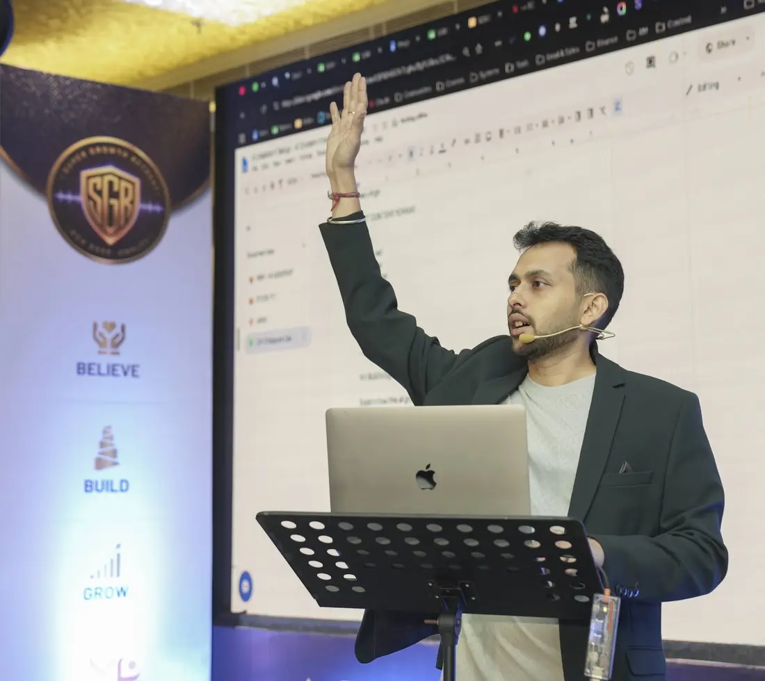 Sagar Sangam Sahu teaching coaches live at SGR